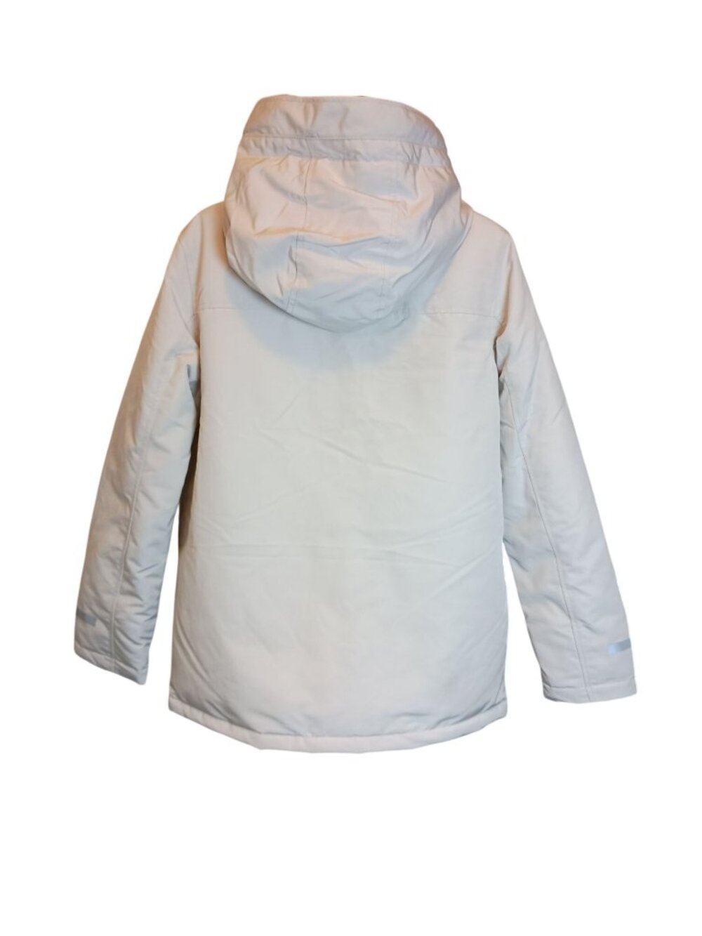 Ozark Trail Girl's Parka Jacket Size XXL(18) White/Cream NEW Hood Wind/Water Res - Picture 4 of 8